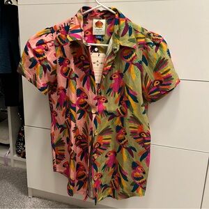 Farm Rio x Anthropologie Printed Surf Shirt